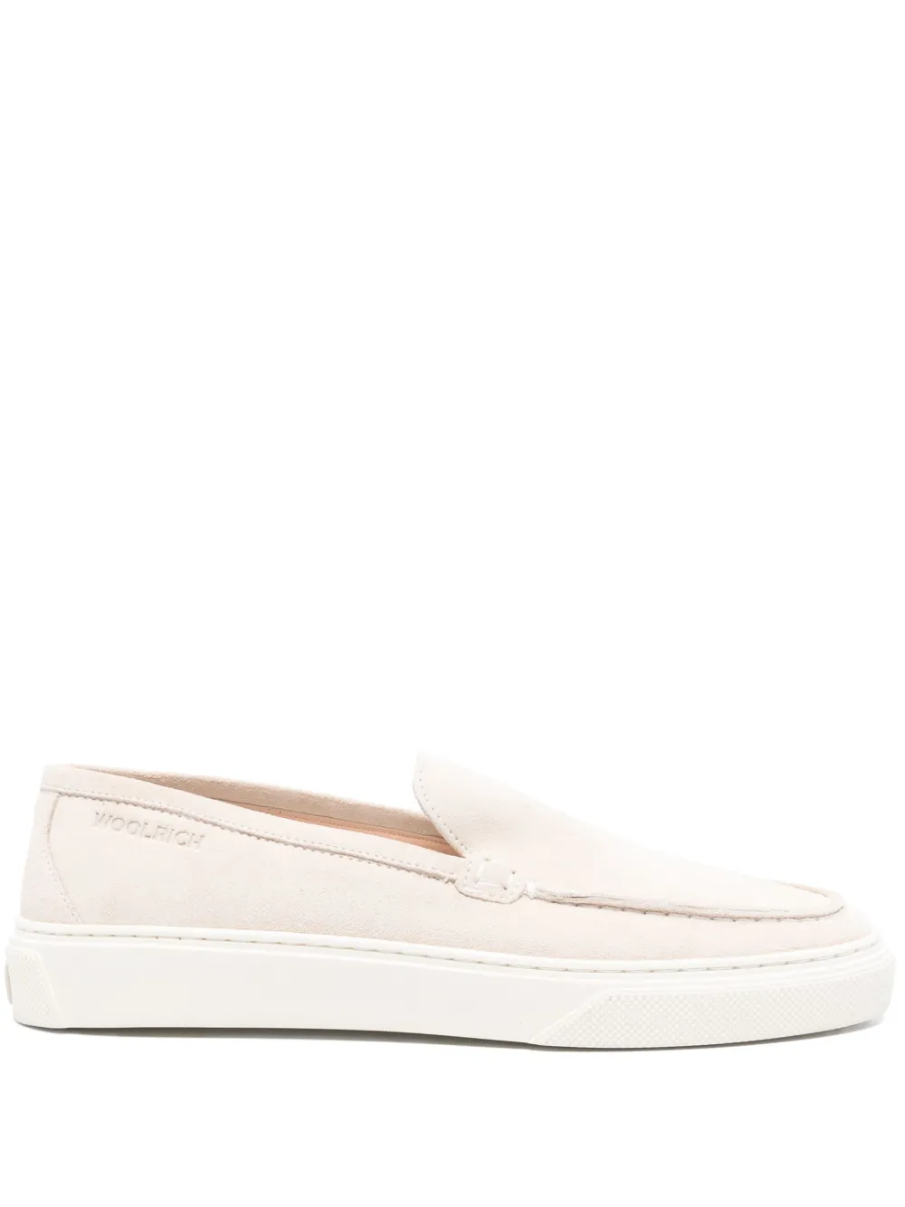 Woolrich suede loafers Neutrals