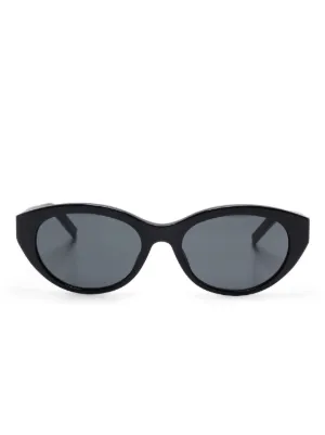 SAINT LAURENT PARISブラックサングラス Saint Laurent Eyewear SL M148 サングラス | ブラック | FARFETCH JP