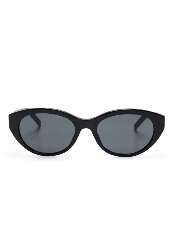 Saint Laurent Eyewear オーバルフレーム サングラス | ブラック