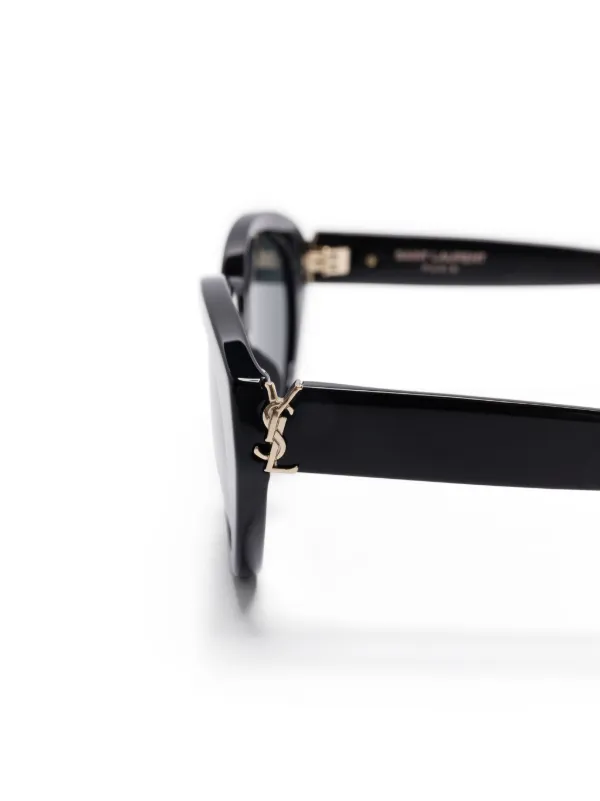 Saint Laurent Eyewear オーバルフレーム サングラス | ブラック