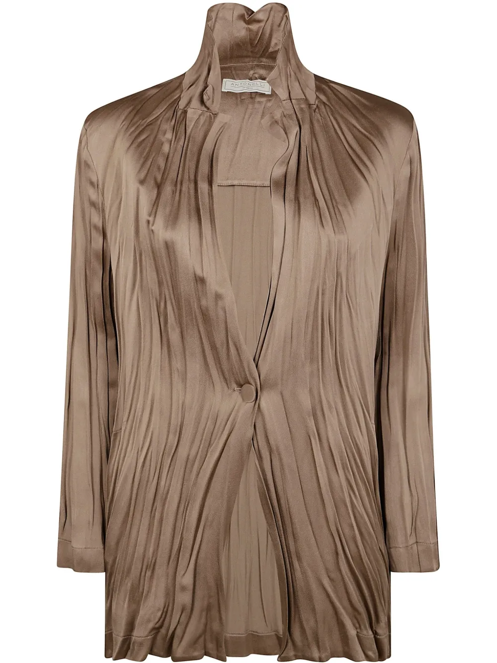 Antonelli Blazer met gekreukt effect Beige