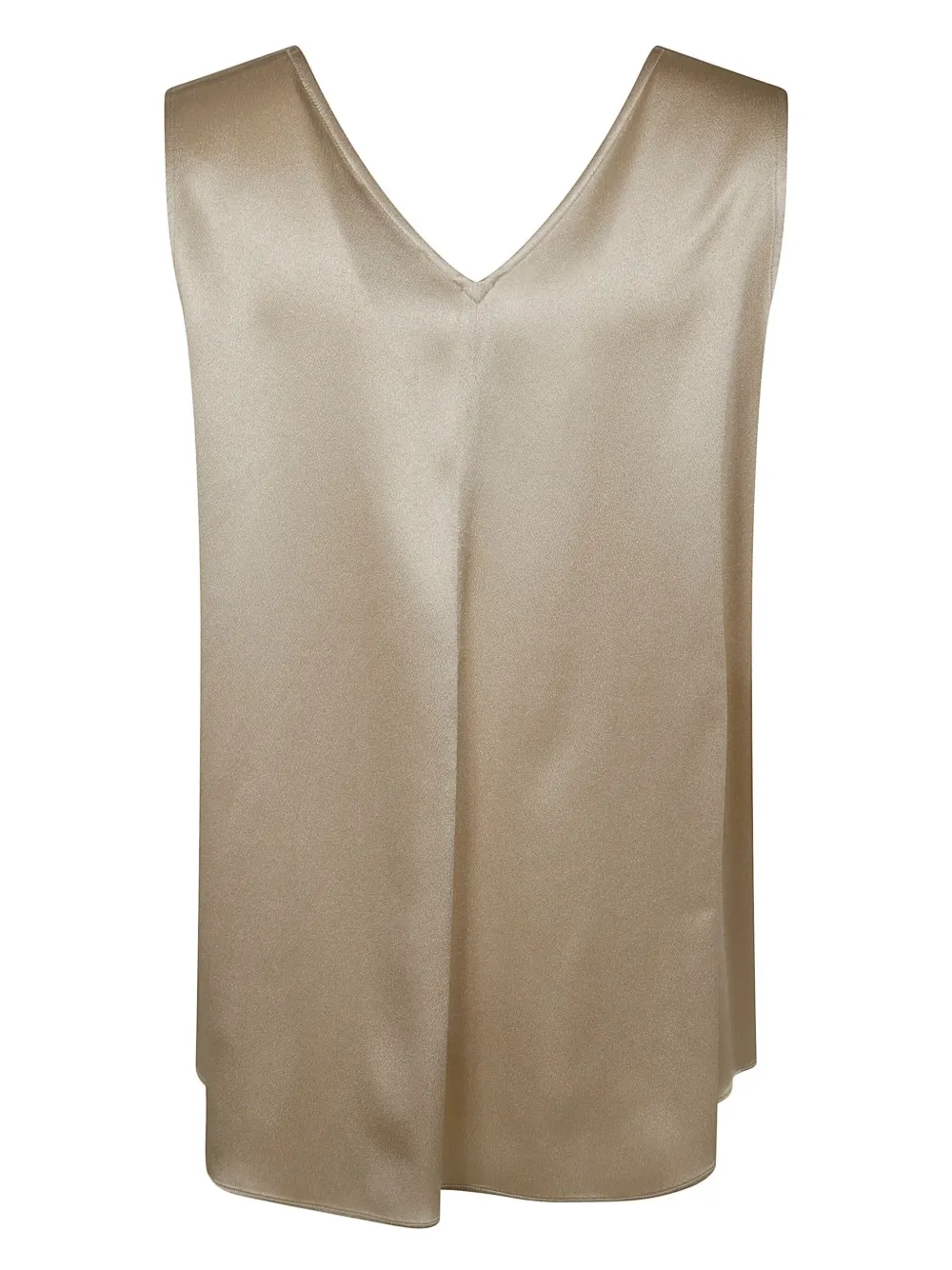 Antonelli satin-finish top - Beige