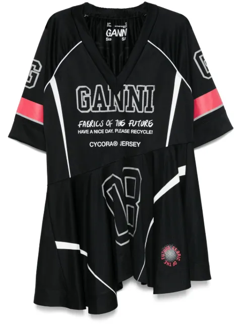 GANNI Future mesh mini dress 