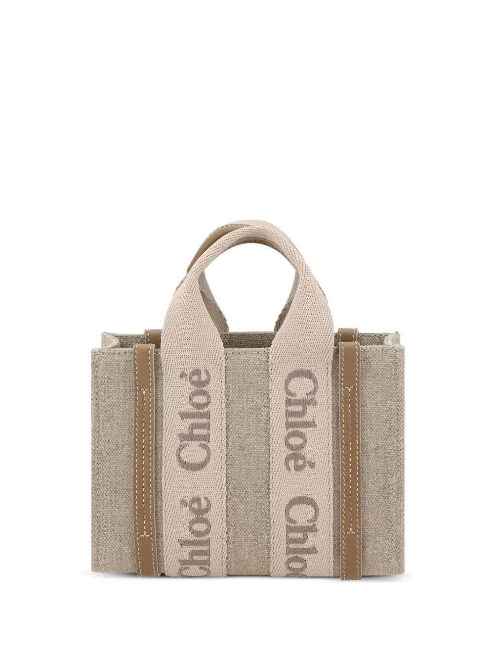 Chloé Woody tote bag | Neutrals | Image 1