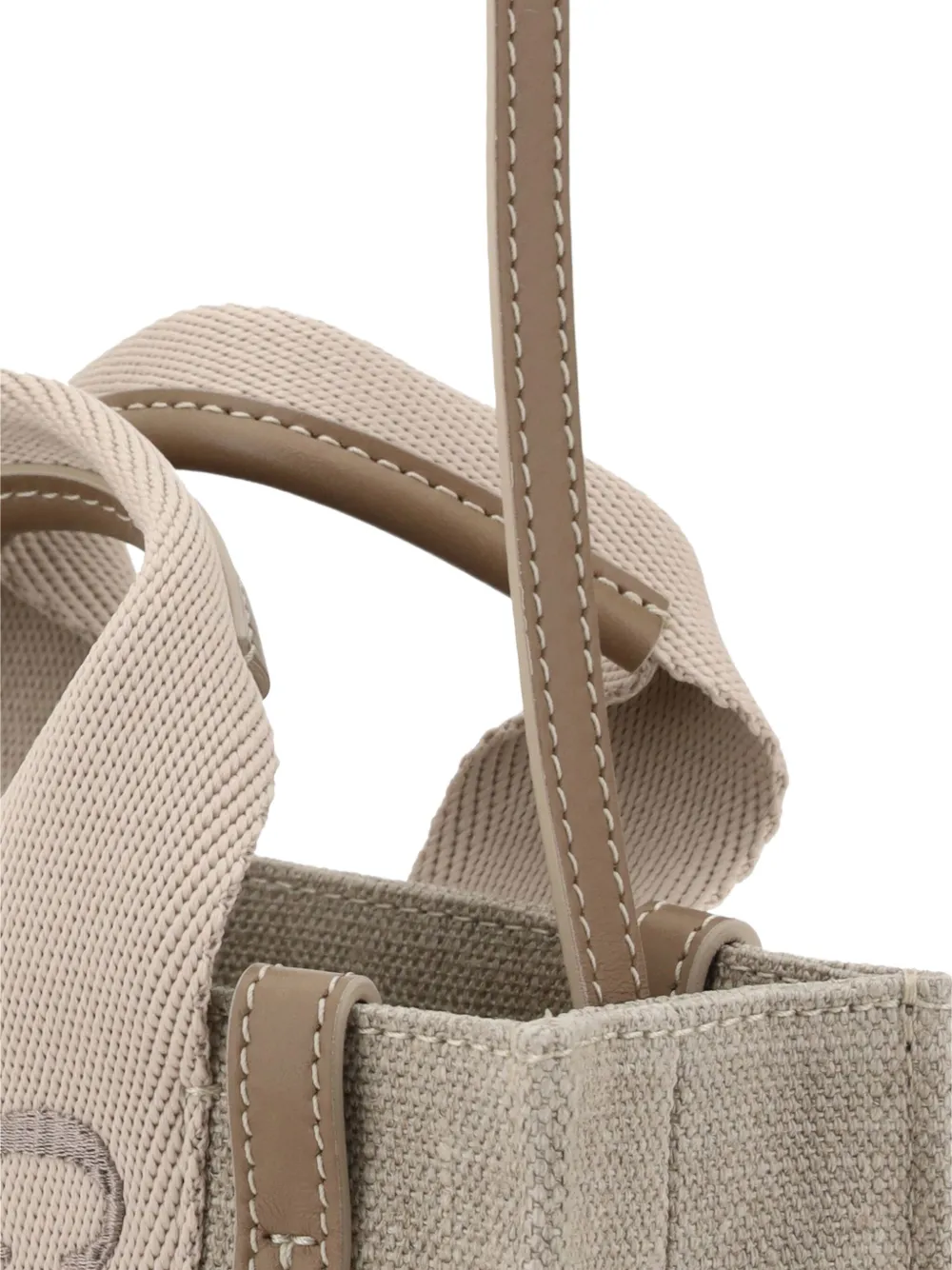 Chloé Woody Tote Bag In Neutrals