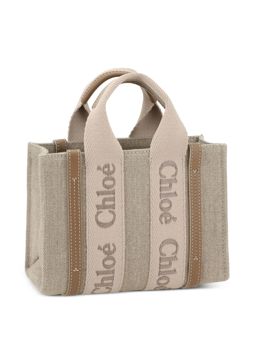 Chloé Woody tote bag - Beige