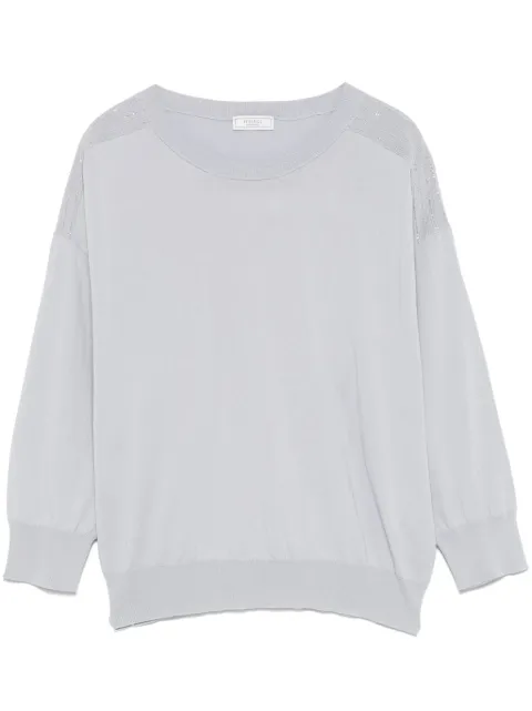 Peserico sequin-embellished knit top