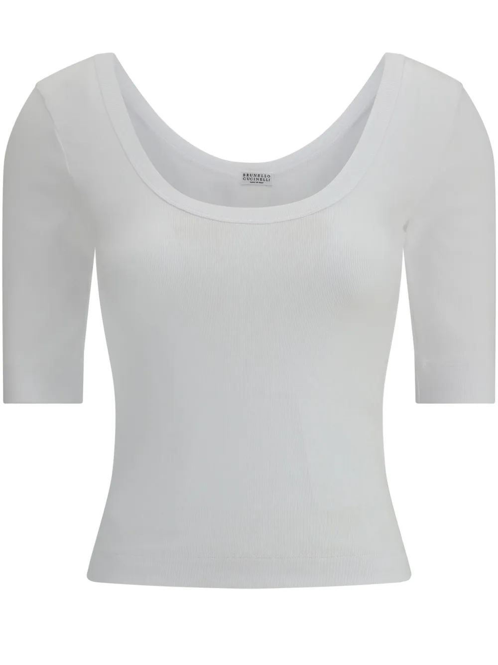 Brunello Cucinelli scoop-neck top | White | Image 1