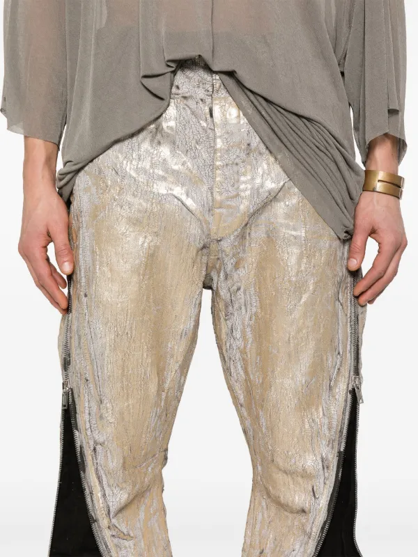 Rick Owens Bolan Banana パンツ | ゴールドトーン | FARFETCH JP