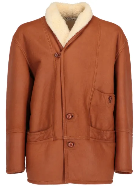 A.N.G.E.L.O. Vintage Cult Cappotto di pelle anni '80