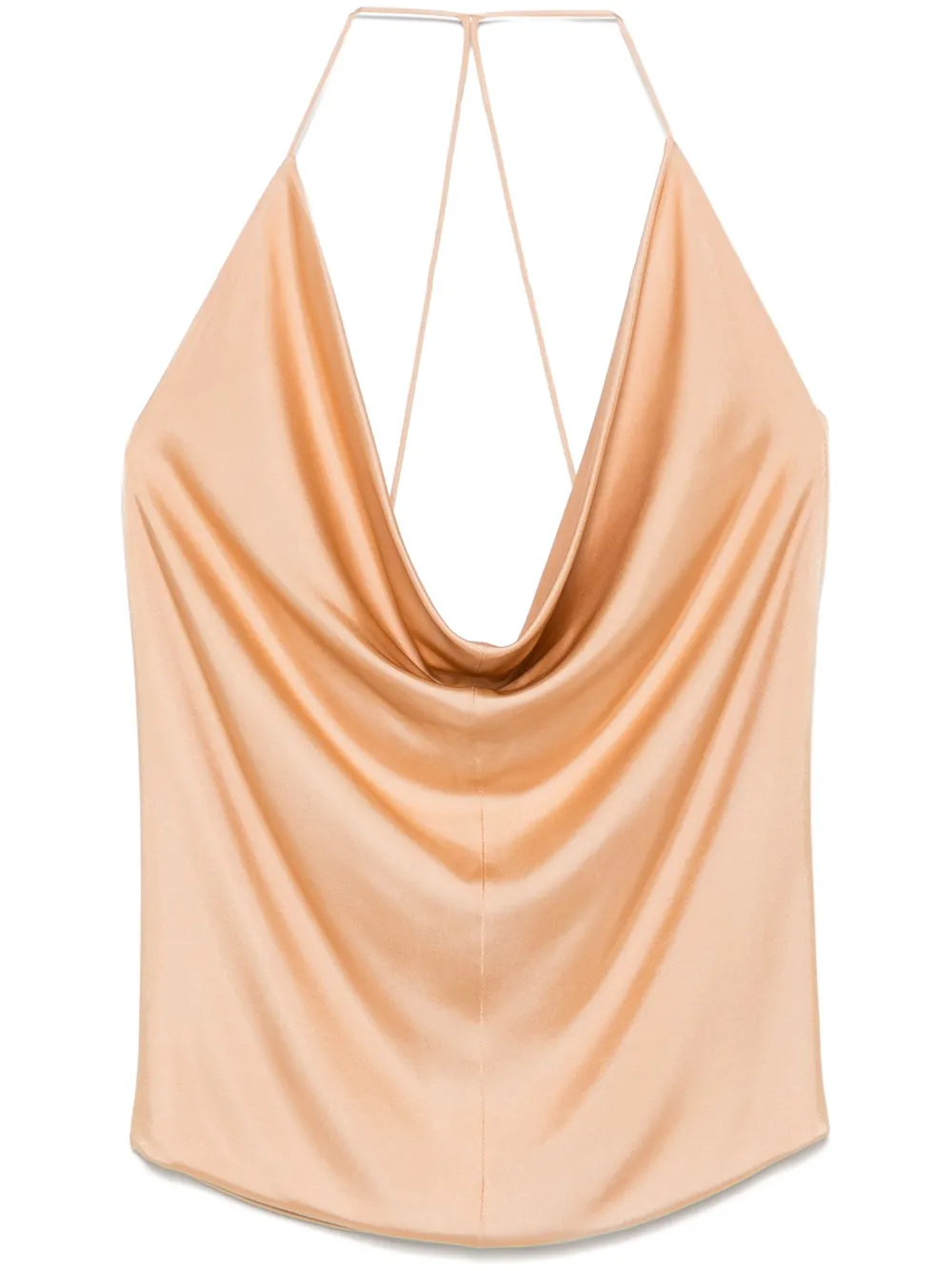 TOM FORD Top met col Beige