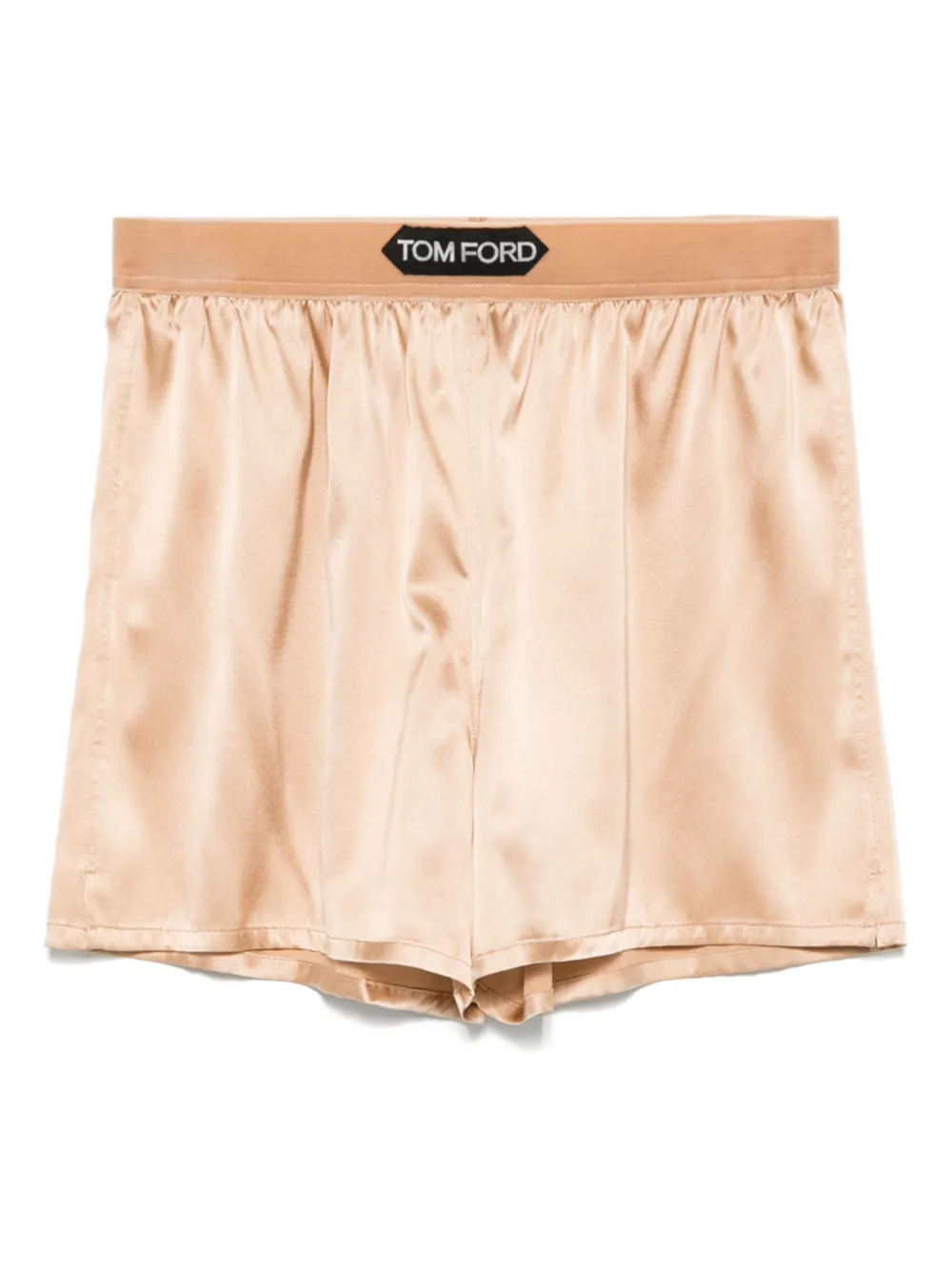 TOM FORD Satijnen boxershorts Beige