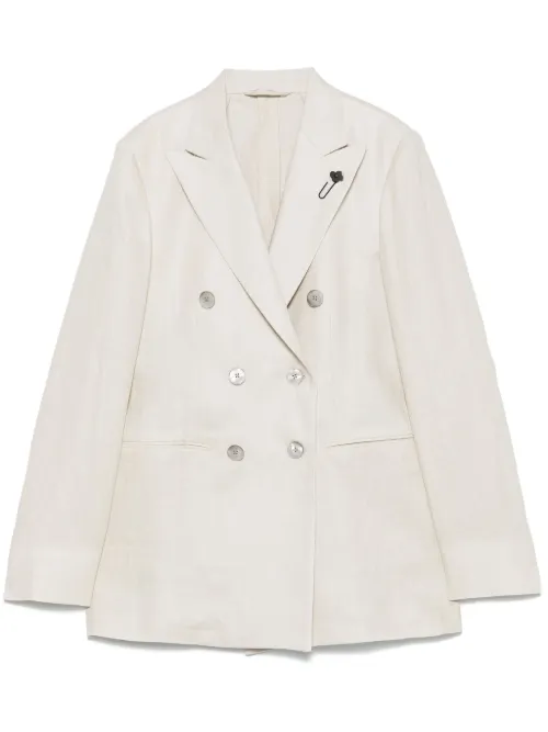 Blazer à boutonnière croisée - Lardini - Modalova