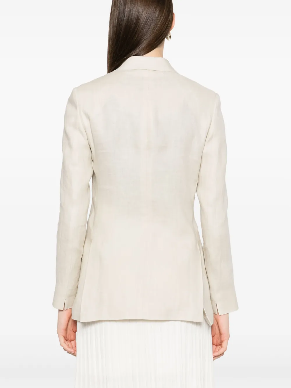 Lardini Blazer met dubbele rij knopen Beige