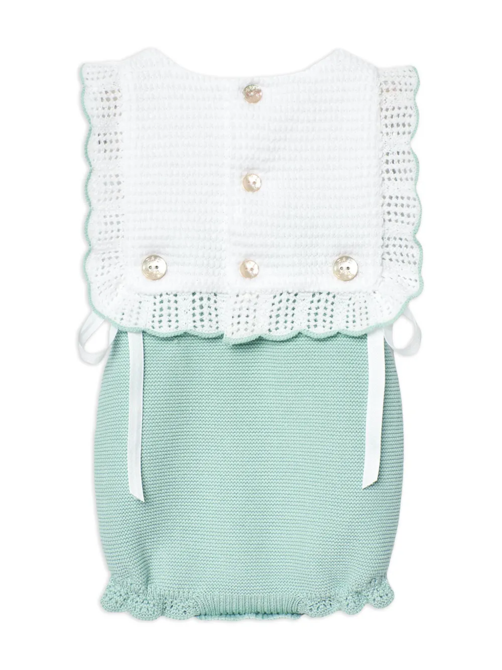 Paz Rodriguez bib-collar romper - Groen