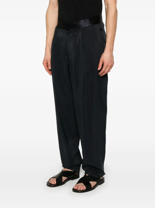 GIORGIO ARMANI 　メンズ テーパード調パンツ SIZE46 Giorgio Armani テーパードパンツ | ブルー | FARFETCH JP