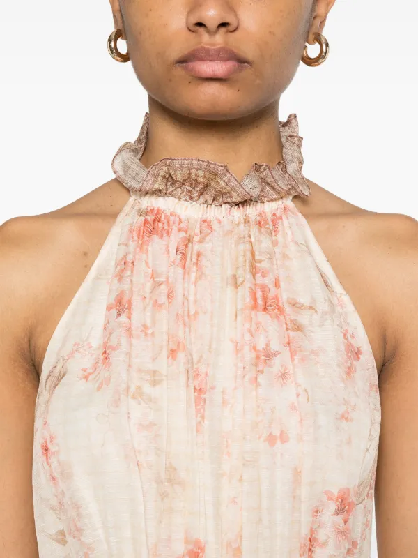 【Zimmermann】ILLUMINATE HALTER MIDI DRESS ホルターミディ 28805337_58070602_600.jpg