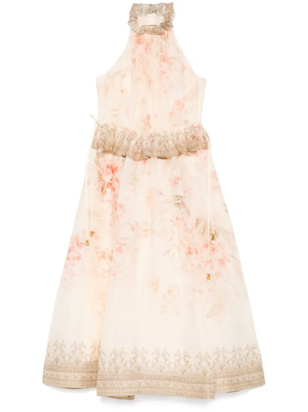 【Zimmermann】ILLUMINATE HALTER MIDI DRESS ホルターミディ 28805337_58070602_600.jpg