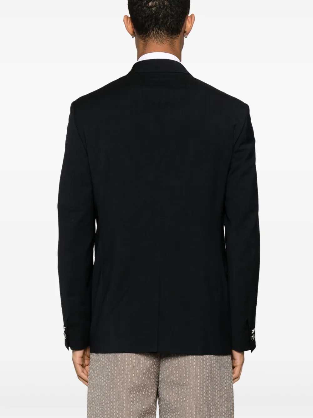FENDI Blazer met patch-detail Blauw