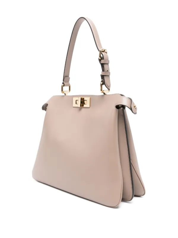 FENDI Medium Peekaboo Shoulder Bag | Neutrals | FARFETCH