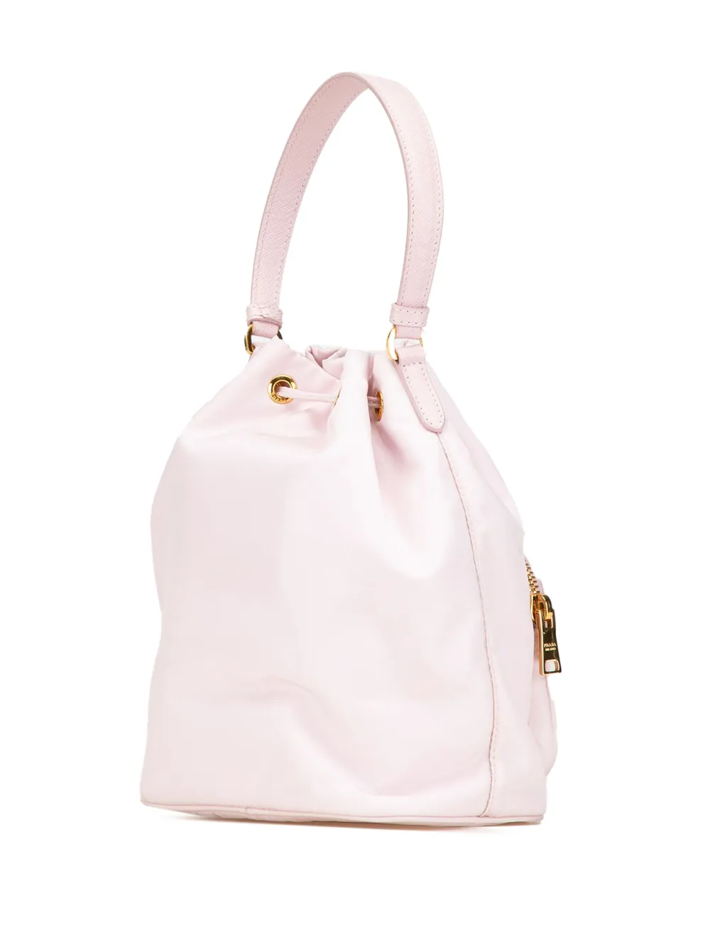 Prada Pre-Owned 2000-2013 Re-Nylon Duet bucket bag - Roze