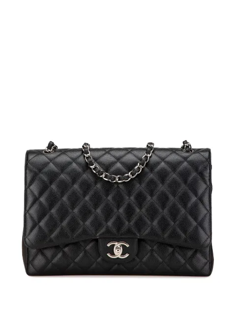 CHANEL Pre-Owned 2013-2014 Maxi Classic Caviar Double Flap shoulder bag 5M96C073SE2KTDHK - 0