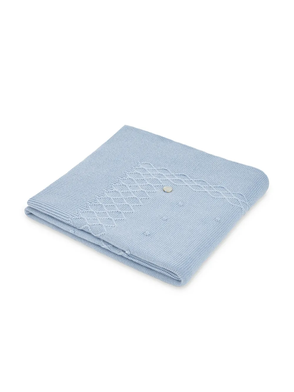 Paz Rodriguez Coperta in cotone biologico | blu | Image 1