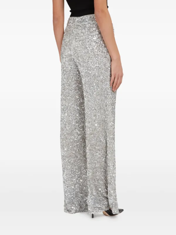 Alice + Olivia Mame Trousers | Silver | FARFETCH