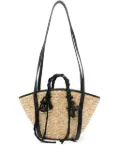 Ottolinger raffia tote bag - Neutrals