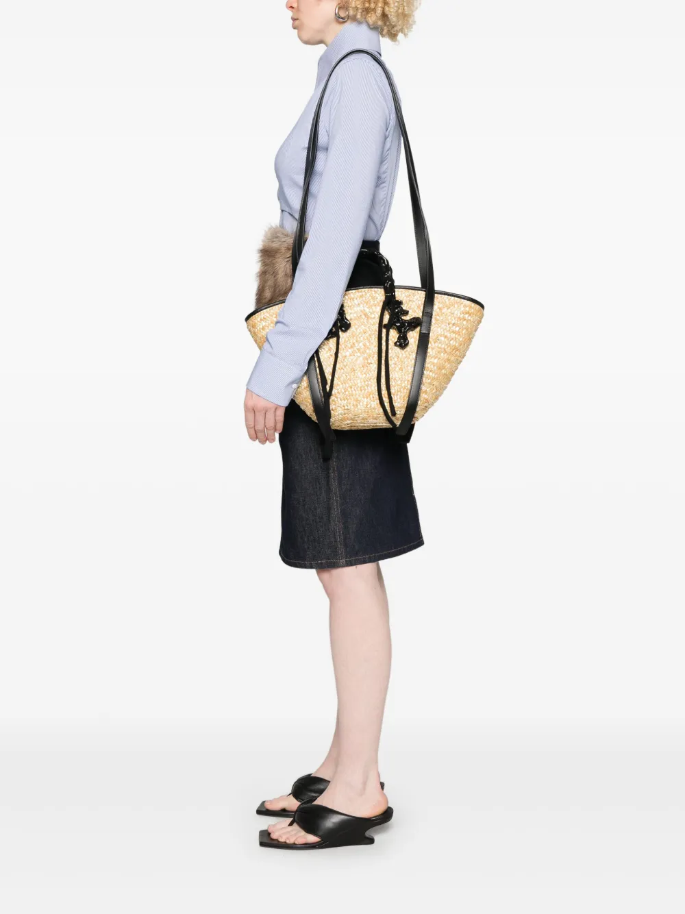 Ottolinger Raffia shopper Beige