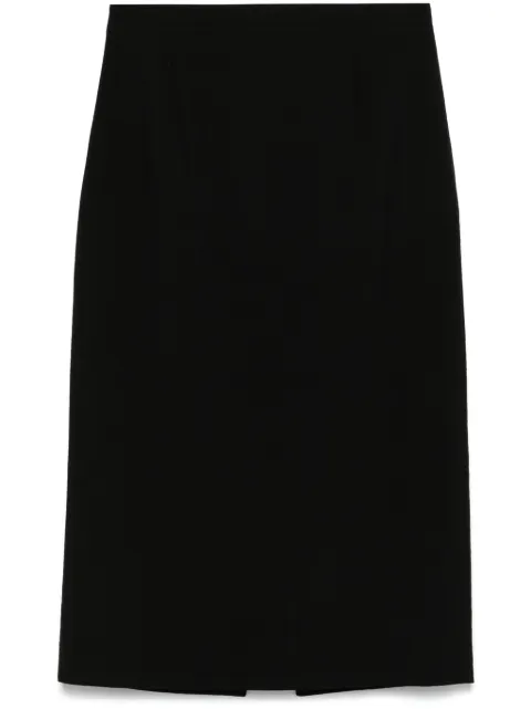 Rochas falda midi con cintura alta