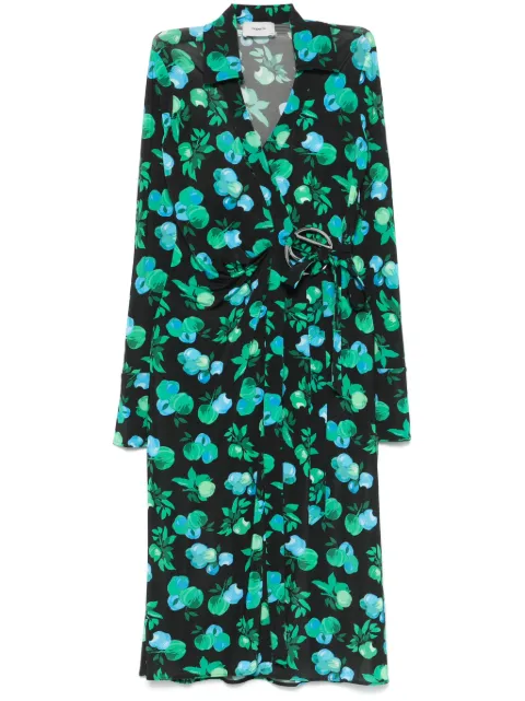 Coperni vestido cruzado con logo C