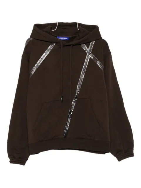 A-COLD-WALL* Antenne striped cotton hoodie