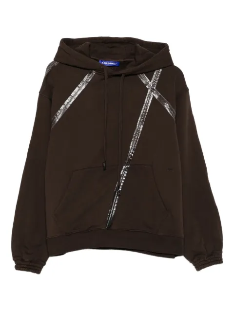 A-COLD-WALL* Antenne striped cotton hoodie