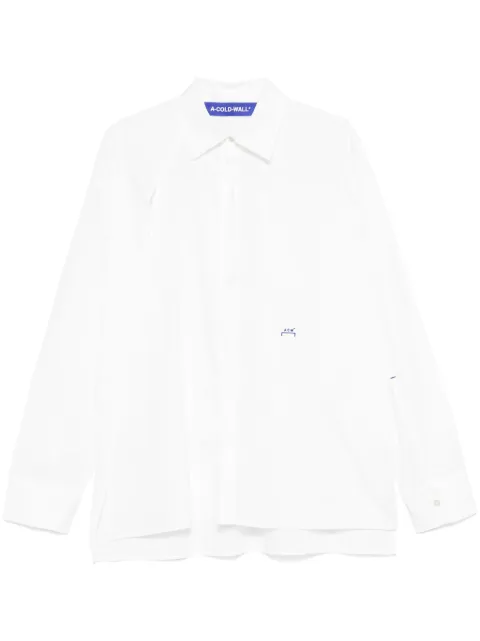 A-COLD-WALL* camisa con logo bordado