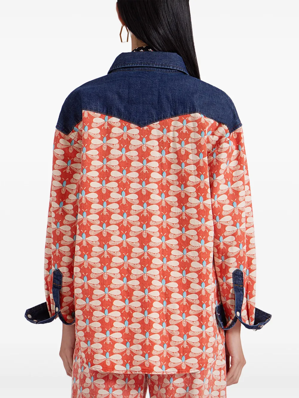 La DoubleJ x Mother The Tycoon blouse Oranje