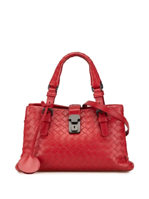 Bottega Veneta Pre-Owned 2012-2024 Mini Nappa Intrecciato Roma satchel
