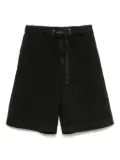 White Sand twill bermuda shorts - Black