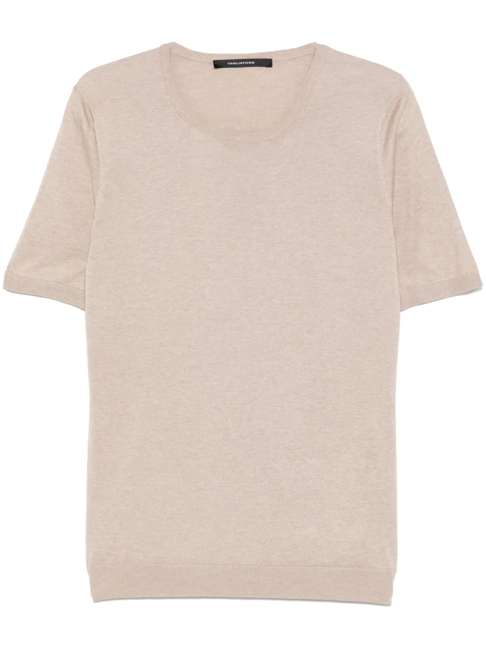 fine-knit T-shirt