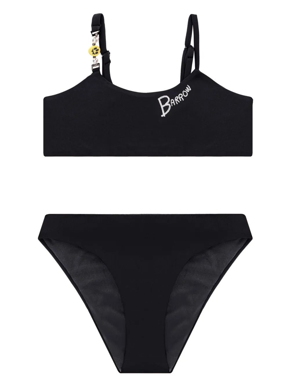 Barrow kids Bikini met geborduurd logo Zwart