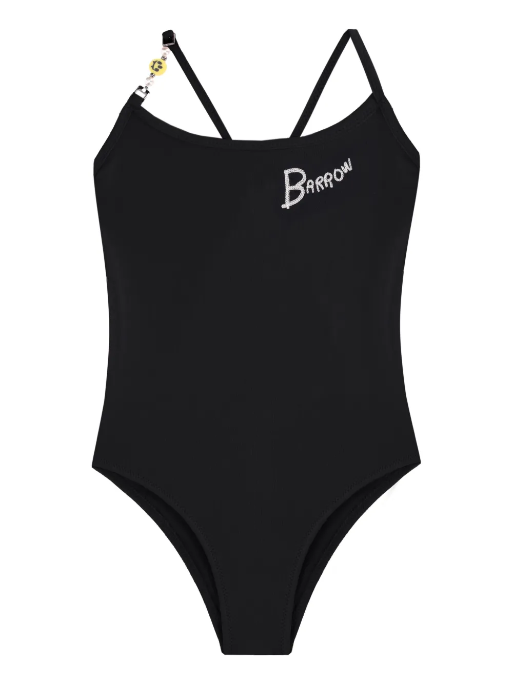 Barrow kids Badpak verfraaid met logo Zwart