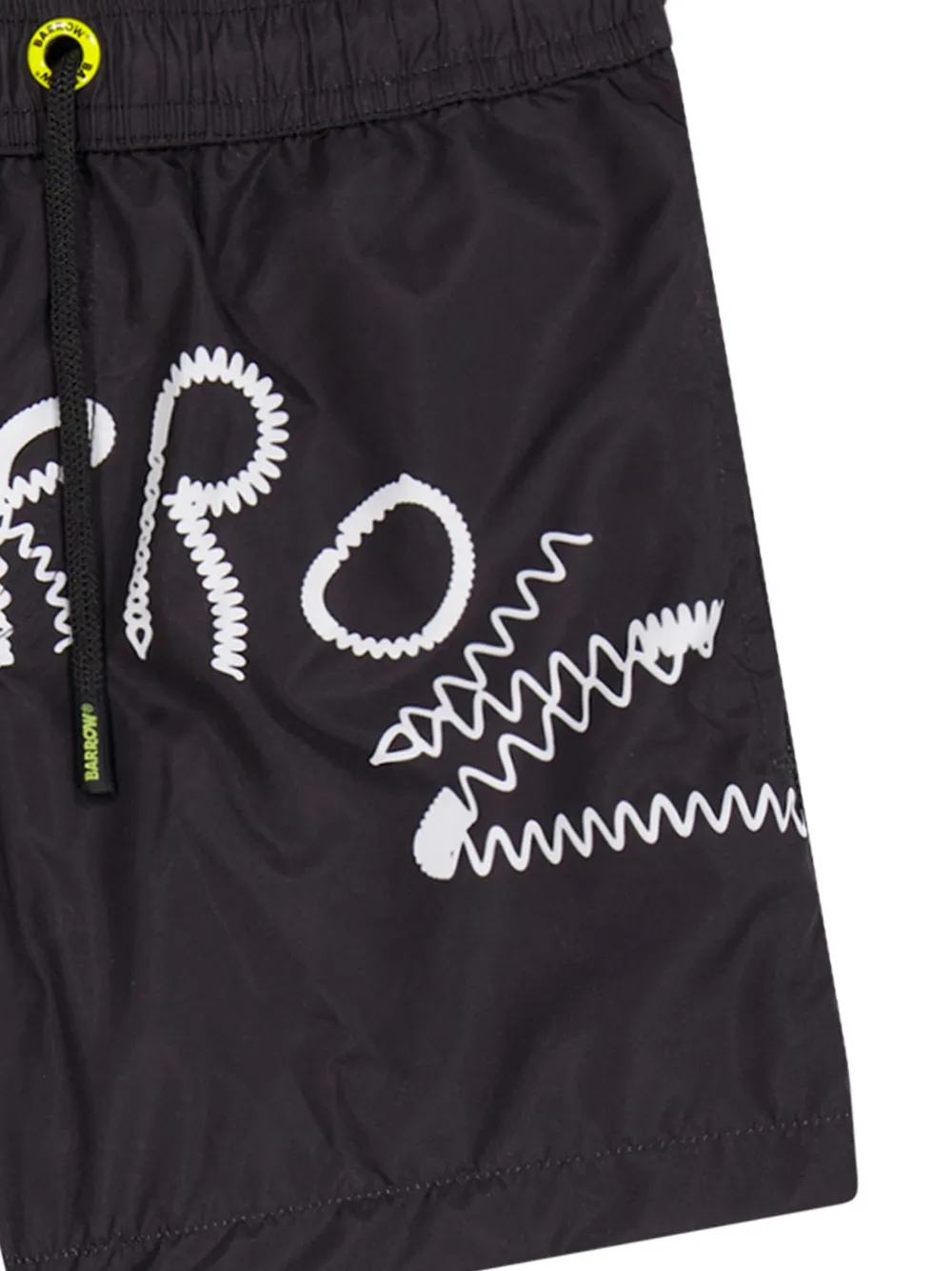 Barrow kids Zwembroek met logoprint Zwart