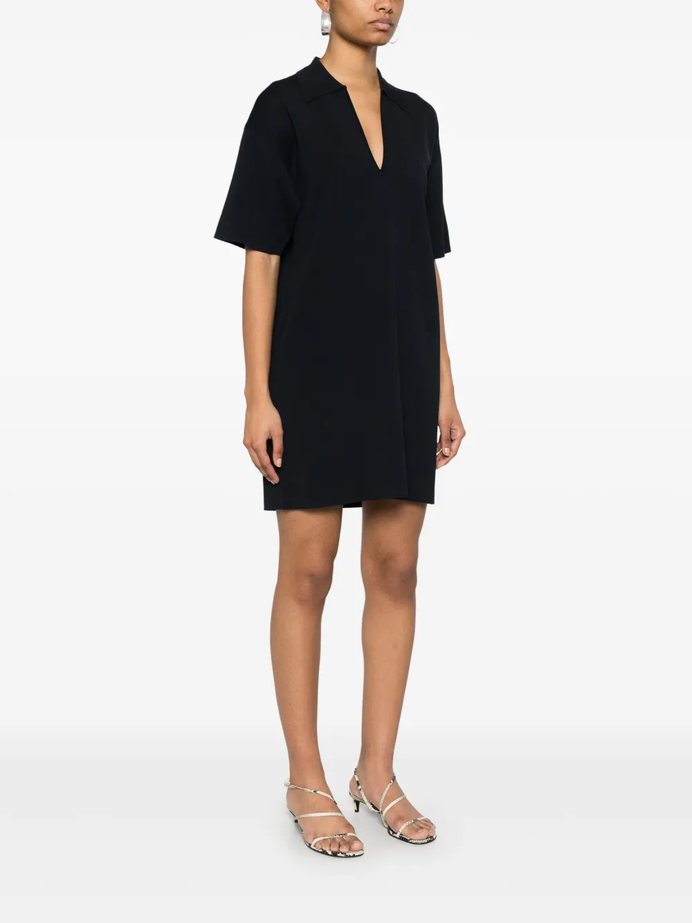 P.A.R.O.S.H. Roma mini T-shirtjurk Blauw