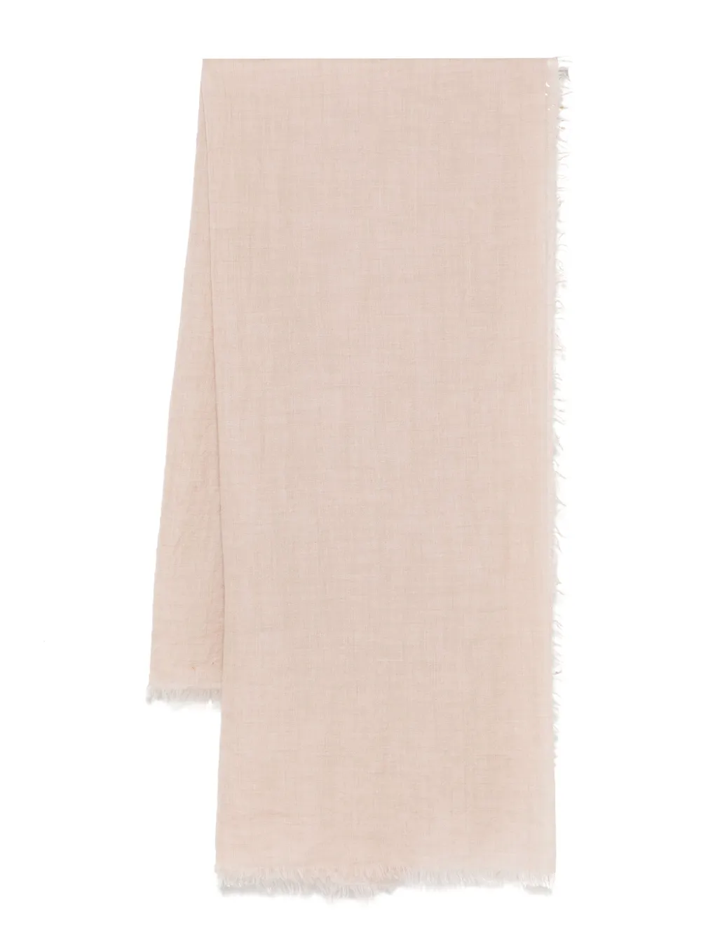 Faliero Sarti Cashmere Scarf With Delicate Fringe In Neutrals