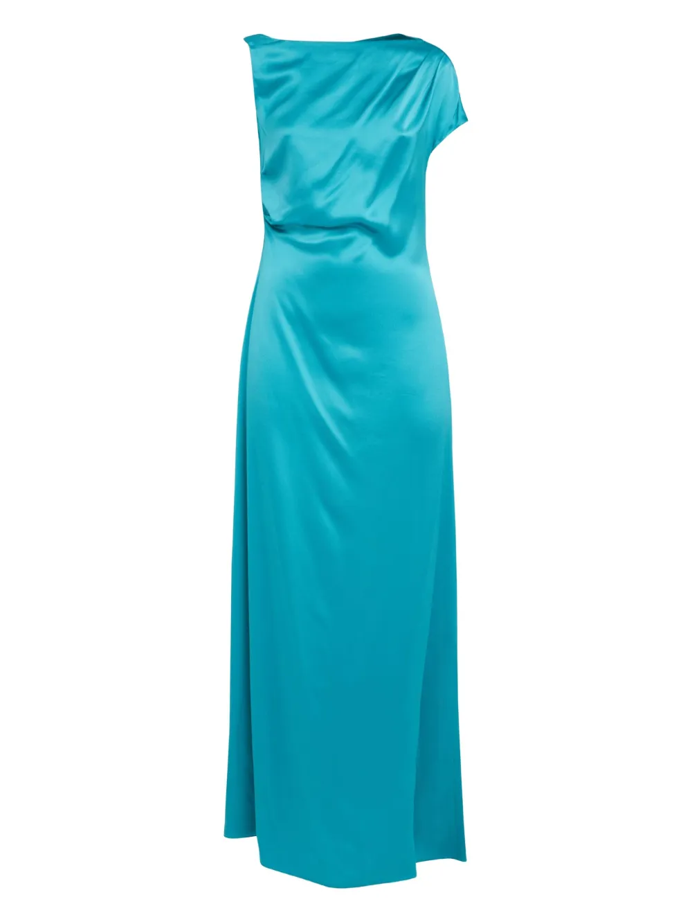 Del Core asymmetric maxi dress | Blue | Image 1