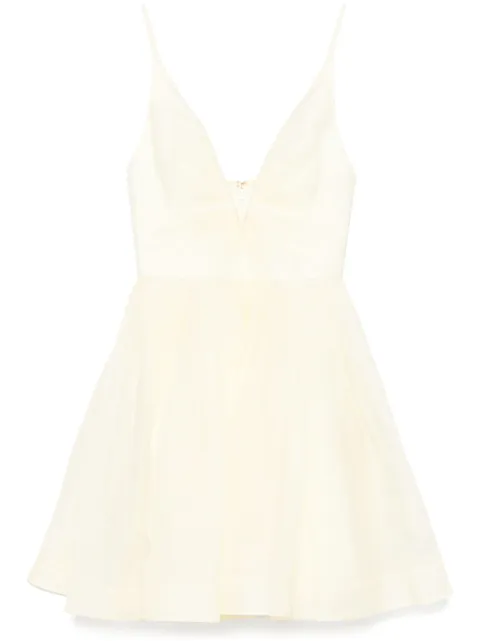 ZIMMERMANN Illuminate V-neck mini dress