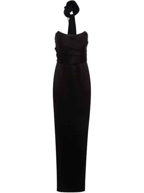 alice + olivia vestido con estilo de corset