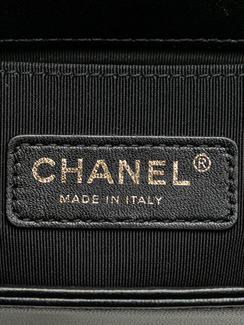 Pre-owned Chanel 2015-2016 Medium Multicolor Lambskin Crest Boy Flap Crossbody Bag In White