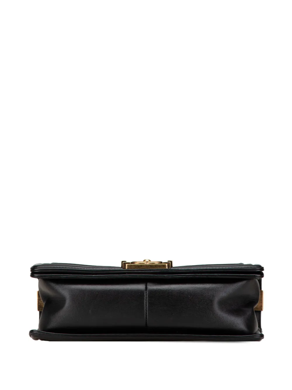 Pre-owned Chanel 2015-2016 Medium Multicolor Lambskin Crest Boy Flap Crossbody Bag In White