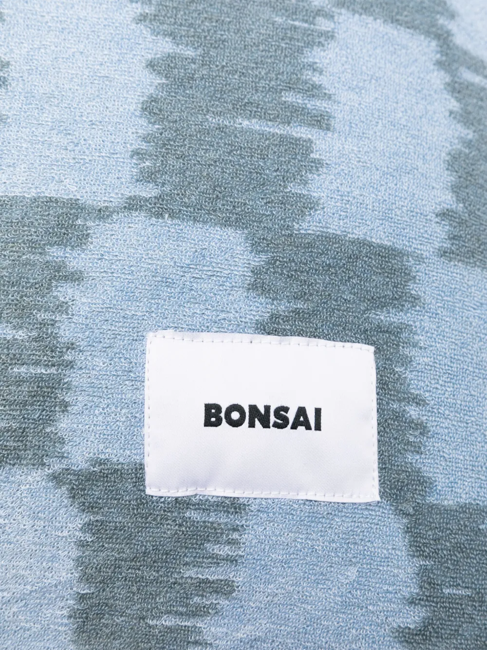 Bonsai Maxi Terry Cushion (65cm X 65cm) In Blue